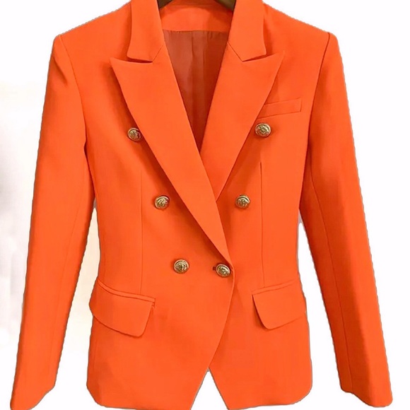 Neon Orange blazer - Picture 7 of 7